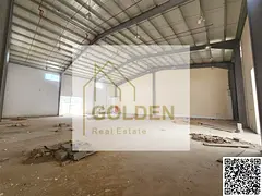 172kW Power Capacity Industrial Warehouse for Rent in Umm Al Quwain on the Main Road
