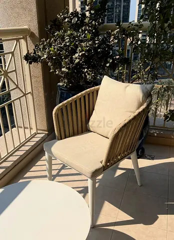 Designer Bloom Outdoor Lounge Chair — color Sand