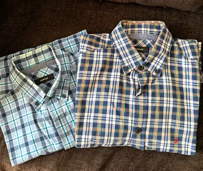 Men shirts for sale, size M, price 35 AED