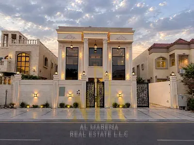 Luxury Villa for Sale in Al Mowaihat 1 – Ajman | Behind Nesto | 5 Master Bedrooms | Private Pool | Double-Height Design | 5,000 Sq. Ft. | AED 3.8 Mill