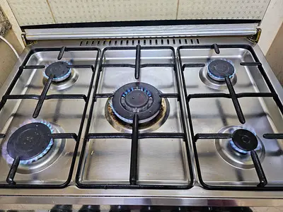 Cooking range with 5 burner for sale