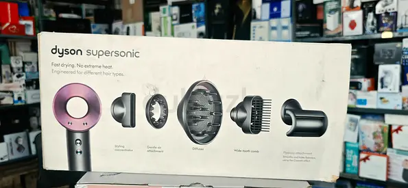 dyson supersonic Fast drying. No extreme heat. Engineered for different hairtypee