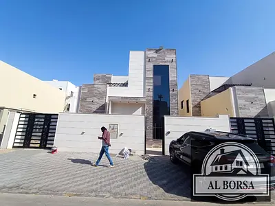 للايجار في الزاهيه فيلا 4 غرف ومجلس صاله ع مطبخ وغرفة خادمه تصميم ابو خليفه