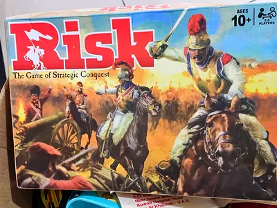 Classic Risk Strategy Board Game - Complete Set, Good Condition