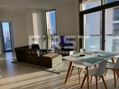 Furnished 3BR + M | Full Sea View | High Floor