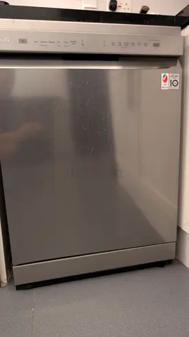 LG freestanding stainless steel dishwasher