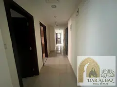 2BR apartment with living room for annual rent in Al Qasba, Sharjah. 2 baths, free parking, family-f