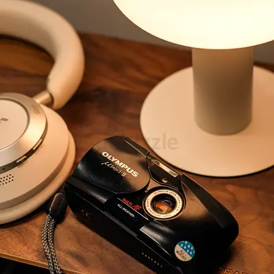 Olympus mju-II (Stylus Epic) 35mm f/2.8 Film Camera - Black, Working