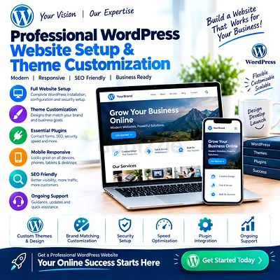 Professional WordPress Website Setup & Theme Customization