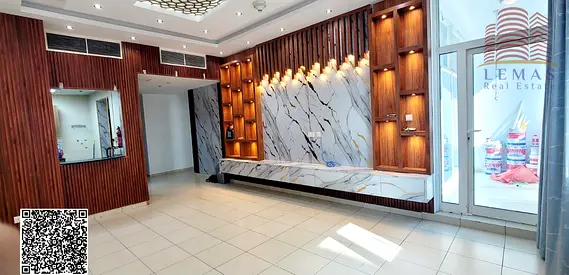 Two bedroom open kitchen empty flat with parking for sale, Ajman One Towers