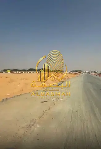 Residential-commercial land for sale in Al Malaha, Sharjah; area: 3,221 square feet. Ownership is restricted to UAE and GCC nationals only.