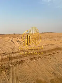 Residential land for sale in Sharjah, Rawdat Al Sidr area, second plot from the park, freehold for A