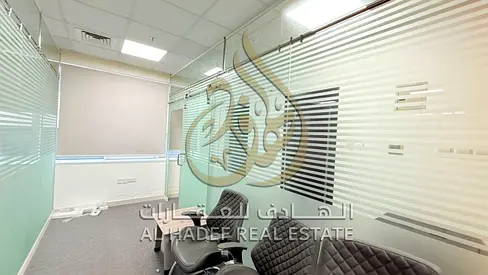 AED 47,000 Commercial Office for Annual Rent in Al Majaz 3 Sharjah Suitable for Various Business Activities Prime Location with Free Parking Payment i