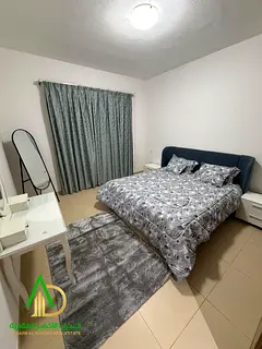 Furnished 1-Bedroom Apartment for Monthly Rent in Al Jurf 2 Ajman, Al Yasmeen Towers, First Occupant