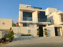 Premium 5-Bedroom Villa for Sale in Al Zahya, Ajman - G+2 with Private Elevator, Indoor Courtyard &