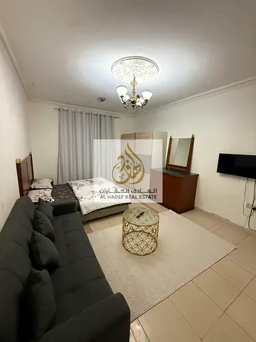 🏠 **Monthly Studio for Rent – Jebbas 6 | Al Rumailah, Ajman Corniche** 📍 **Prime Location:** A gr