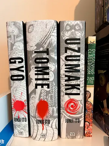 Junji Ito hardcover collection: Uzumaki, Tomie, Gyo and dissolving classroom (Horror Manga)