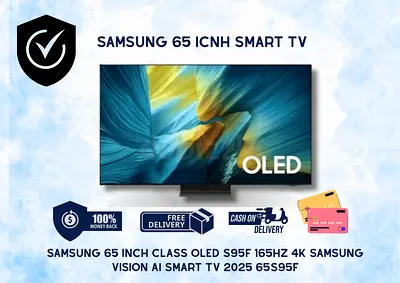 Samsung 65 Inch OLED New 4K 165Hz Vision AI Smart TV 2025 | 65S95F | Free Delivery & Warranty