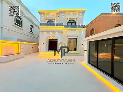 فيلا فاخرة سكني تجاري للبيع في المويهات 1 – عجمان | مجلس خارجي فاخر | مواقف سيارات داخل الفيلا وخارجها | موقع استراتيجي في أرقى مناطق عجمان | فرصة