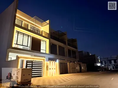 Luxury 4 Master Bedroom Townhouse for Sale in Al Helio, Ajman | 3 Floors | Independent Suite | Freehold | Including Registration Fees