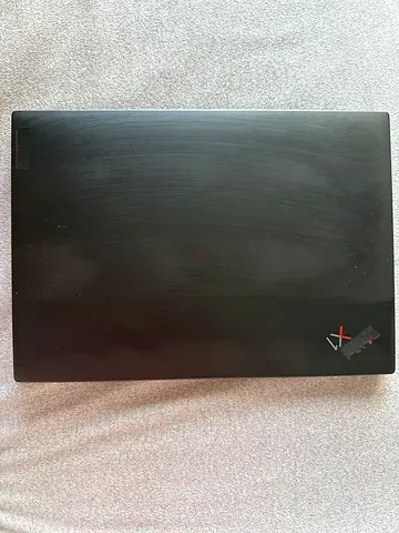 Lenovo ThinkPad X1 Carbon (used) - Black Laptop (Top View)