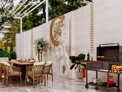 Luxury Outdoor Living | Private BBQ & Entertainment Area — Dubai