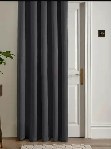 Dark Grey Blackout Curtain- Single Panel (Excellent Condition)