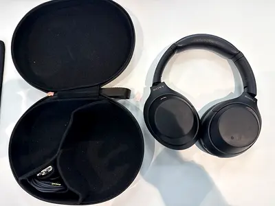 Sony WH-1000XM4 Wireless Noise-Cancelling Headphones with Case