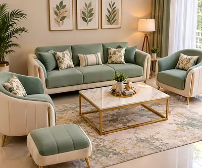 SofaNew premium high quality 5 seater L shaped sectional sofa set