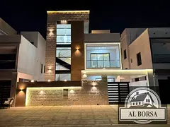 Villa for sale in Al Bahia, Ajman. 6 master bedrooms, large majlis, large living room and kitchen.