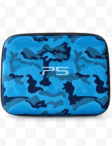 Blue Camouflage PS Portable Console Carry Case