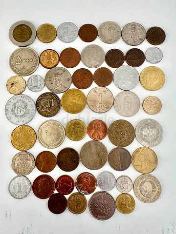 1950s-1990s World Coin Collection 50x (old antique coins) #2