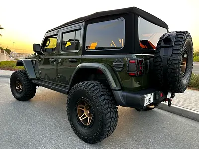 Mopar wrangler JL 4 door tinted Twill soft top