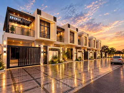 فرصتك لامتلاك فيلا تمليك حر، طابقين وروف متاحة لجميع الجنسيات، شاملة رسوم التسجيل والتميلك، بتشطيبات فاخرة للغاية.