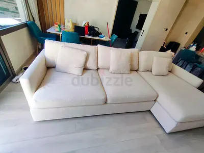 Crate & barrel Lounge Deep Lshape sofa