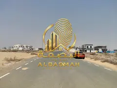 Corner residential land for sale in Sharjah, Tilal City, Al Suyoh suburb, opposite the park. Freehol