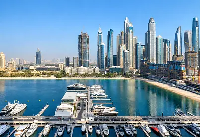 High Floor | Full Marina View | Private Beach