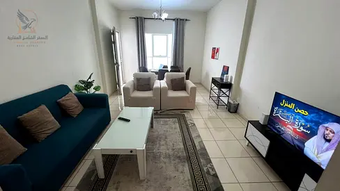 Lovely 1BR furnished apartment for monthly rent with 2 baths high speed internet all utility bills private parking gym pool and ready now