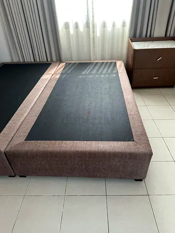 Bed Base / Bed Frame in Good Condition - Fabric Upholstered