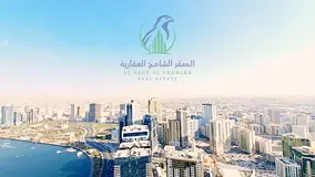 three-Bedroom Apartment for Rent in Al Majaz 3 | Al Qasba Canal | Direct Sea View | Balcony | Ultra
