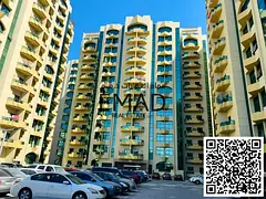 Spacious 2BR Hall | 1,566 Sq. Ft. | Balcony | Parking View | Partial Road View | Rashidiya Towers