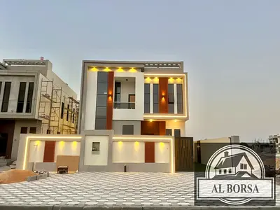 🏠 فيلا للبيع في منطقة الحليو1 عجمان : 4 غرف نوم ماستر ومجلس وصالتين  بتصميم عصري بتشطيب فاخر _ تملك حر لجميع الجنسيات