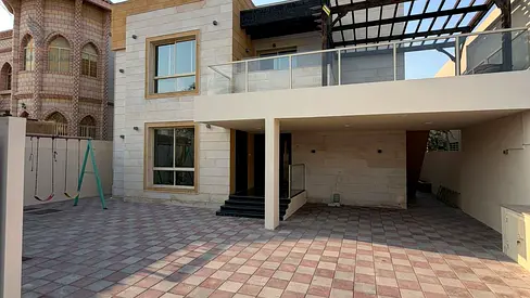 Commercial and residential villa for annual rent 5BR 2 VIP majlis maid room big yard garden fully renovated ready to move in now