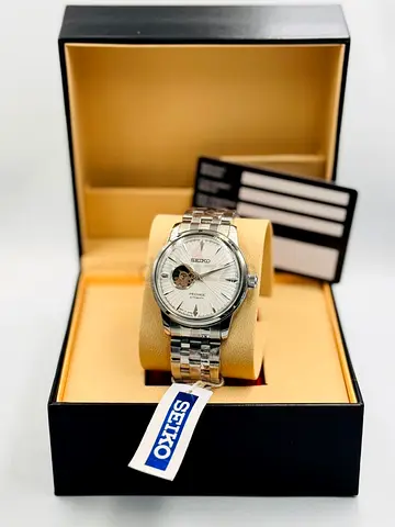 Seiko Presage Automatic Stainless Steel Men's Watch with Box
