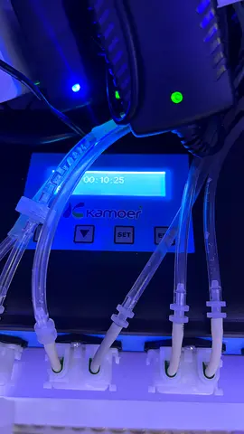 Dosing pump with Red Sea dosing supplement and Salifert test kits