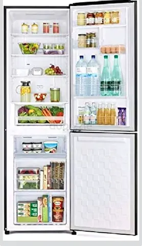Hitachi 410L Gross Bottom Mount Double Door Refrigerator, 2 Doors No Frost Fridge Freezer, Inverter