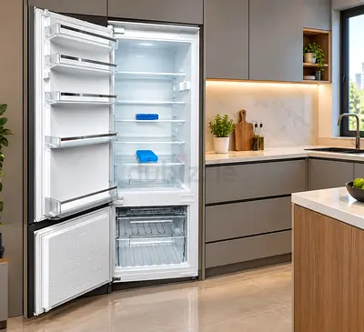 Siemens bottom mount built in fridge freezer