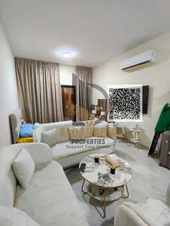 🏢 Monthly Rent: Spacious Furnished Studio with Balcony in Al Jurf 3 - Next to Police Club