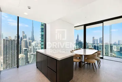 Burj Khalifa and Canal View | High Floor | Vacant