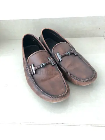 Original Tods Brown Loafers Shoes